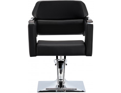 Fotel fryzjerski Gaja hydrauliczny obrotowy do salonu fryzjerskiego podnóżek chromowany krzesło fryzjerskie - 5
