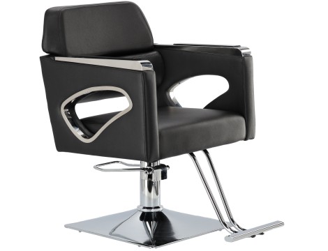Fotel fryzjerski Bianka hydrauliczny obrotowy do salonu fryzjerskiego podnóżek chromowany krzesło fryzjerskie