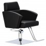 Fotel fryzjerski Lily hydrauliczny obrotowy do salonu fryzjerskiego podnóżek chromowany krzesło fryzjerskie - 2
