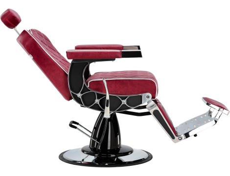 Fotel fryzjerski barberski hydrauliczny do salonu fryzjerskiego barber shop Notus Barberking w 24H - 5