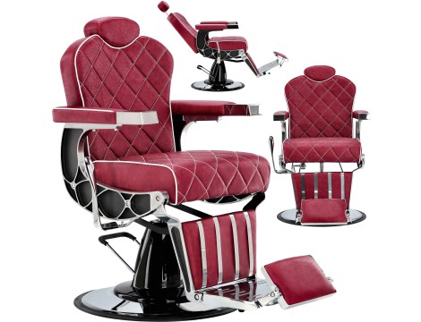 Fotel fryzjerski barberski hydrauliczny do salonu fryzjerskiego barber shop Notus Barberking w 24H