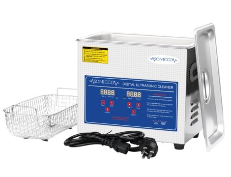 ultra actセット Myjka wanna ultradźwiękowa 3,2l sterylizator kosmetyczny