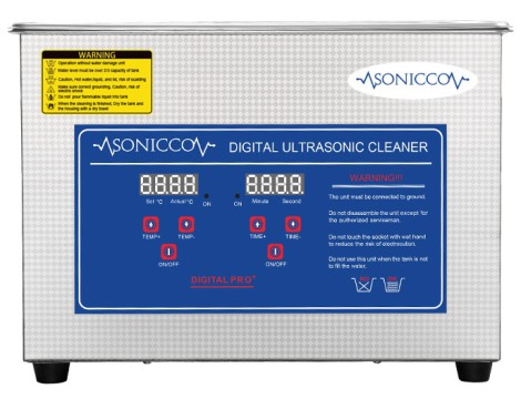 Myjka wanna ultradźwiękowa 4,5l sterylizator kosmetyczny mycia części Sonicco ULTRA-030S - 5