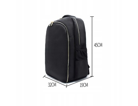 Profesjonalny plecak fryzjerski torba na akcesoria pojemny czarny model 2621 - 6