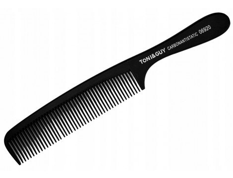 Grzebień fryzjerski do rozczesywania włosów 6920 karbon czarny