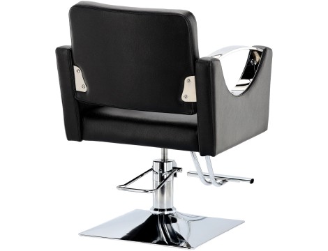 Fotel fryzjerski Luna hydrauliczny obrotowy do salonu fryzjerskiego podnóżek chromowany krzesło fryzjerskie - 4
