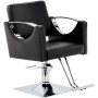 Fotel fryzjerski Luna hydrauliczny obrotowy do salonu fryzjerskiego podnóżek chromowany krzesło fryzjerskie - 2