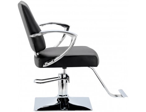 Fotel fryzjerski Marla hydrauliczny obrotowy do salonu fryzjerskiego podnóżek chromowany krzesło fryzjerskie - 6