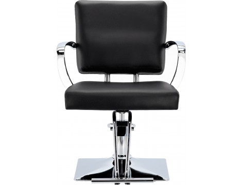Fotel fryzjerski Marla hydrauliczny obrotowy do salonu fryzjerskiego podnóżek chromowany krzesło fryzjerskie - 3