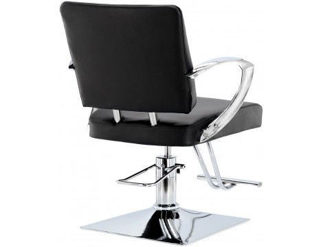 Fotel fryzjerski Marla hydrauliczny obrotowy do salonu fryzjerskiego podnóżek chromowany krzesło fryzjerskie - 5