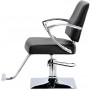 Fotel fryzjerski Marla hydrauliczny obrotowy do salonu fryzjerskiego podnóżek chromowany krzesło fryzjerskie - 4