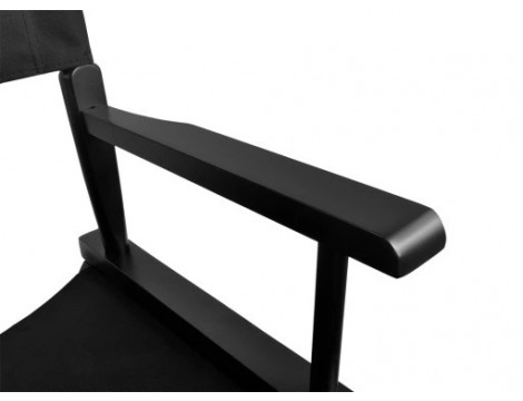 Krzesło fotel do make-up kosmetyczne z oparciem fotel gabinet SPA praktyczne składane drewniane - 3