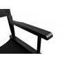 Krzesło fotel do make-up kosmetyczne z oparciem fotel gabinet SPA praktyczne składane drewniane - 3