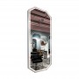 Konsola konsoleta fryzjerska barberska kosmetyczna lustro LED rama aluminiowa 170x70 PRO - 2