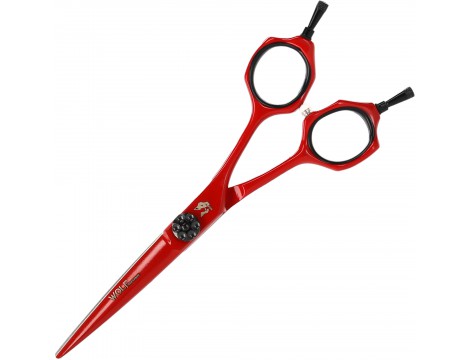 WOLF zestaw fryzjerski degażówki i nożyczki praworęczne 5,5 + futerał grzebienie fryzjerskie do strzyżenia włosów do salonu linia Superior - 3