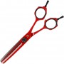 WOLF zestaw fryzjerski degażówki i nożyczki praworęczne 5,5 + futerał grzebienie fryzjerskie do strzyżenia włosów do salonu linia Superior - 2
