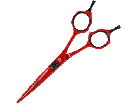 WOLF zestaw fryzjerski degażówki i nożyczki praworęczne 6' + futerał grzebienie fryzjerskie do strzyżenia włosów do salonu linia Superior - 3