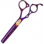 WOLF zestaw fryzjerski degażówki i nożyczki leworęczne 6,0 + futerał grzebienie fryzjerskie do strzyżenia włosów do salonu linia Superior - 3