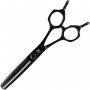 WOLF zestaw fryzjerski degażówki i nożyczki praworęczne 5,5' + futerał grzebienie fryzjerskie do strzyżenia włosów do salonu linia Superior - 3