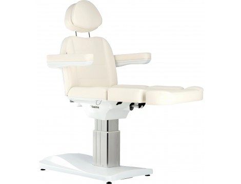 Fotel kosmetyczny elektryczny do salonu kosmetycznego pedicure regulacja 3 siłowniki Colton - 4