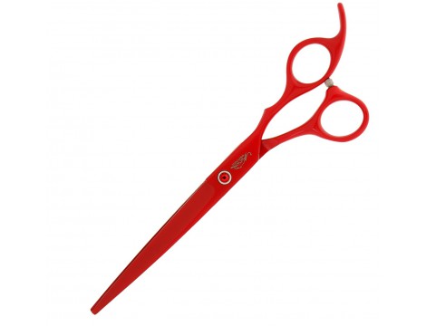 GEPARD zestaw fryzjerski degażówki 6,5 + 2x nożyczki + nożyczki gięte praworęczne groomerskie 7,0 + futerał + stalowy grzebień fryzjerski do strzyżenia włosów do salonu Superior - 4