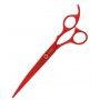 GEPARD zestaw fryzjerski degażówki 6,5 + 2x nożyczki + nożyczki gięte praworęczne groomerskie 7,0 + futerał + stalowy grzebień fryzjerski do strzyżenia włosów do salonu Superior - 3