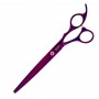 GEPARD zestaw fryzjerski degażówki 6,5 + 2xnożyczki + nożyczki gięte praworęczne groomerskie 7,0 + futerał + stalowy grzebień fryzjerski do strzyżenia włosów do salonu Superior - 4