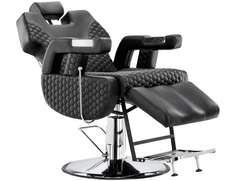 Fotel fryzjerski barberski hydrauliczny do salonu fryzjerskiego barber shop Ibrahim Barberking w 24H - 4