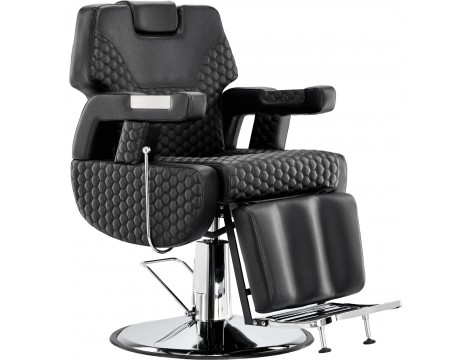 Fotel fryzjerski barberski hydrauliczny do salonu fryzjerskiego barber shop Ibrahim Barberking w 24H - 2
