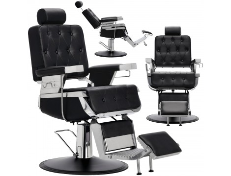 Fotel fryzjerski barberski hydrauliczny do salonu fryzjerskiego barber shop Santino Barberking