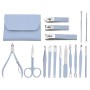 Zestaw manicure, cążki, nożyczki, zestaw do manicure 42069-BLUE