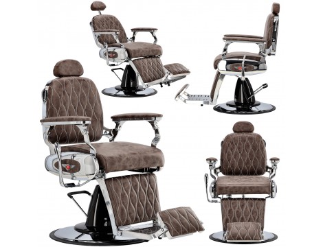 Fotel fryzjerski barberski hydrauliczny do salonu fryzjerskiego barber shop Amat Barberking