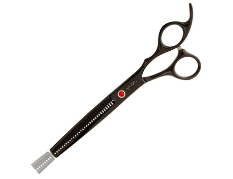 GEPARD Degażówki praworęczne groomerskie 6,5 offset fryzjerskie do strzyżenia włosów do salonu linia Superior