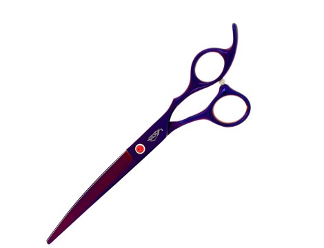 GEPARD Nożyczki praworęczne groomerskie 7,0 offset fryzjerskie do strzyżenia włosów do salonu linia Superior