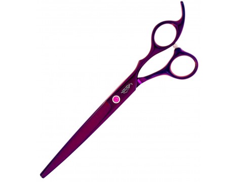 GEPARD Nożyczki praworęczne groomerskie 7,0 offset fryzjerskie do strzyżenia włosów do salonu linia Superior