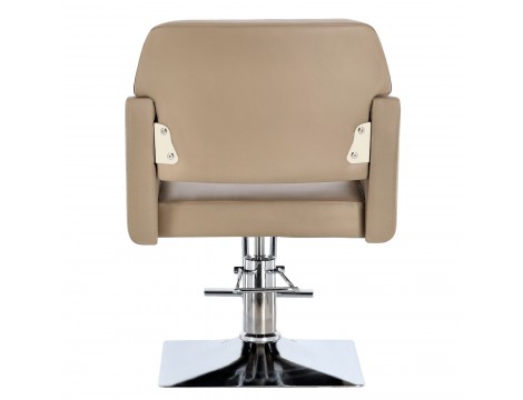 Fotel fryzjerski Bella hydrauliczny obrotowy do salonu fryzjerskiego podnóżek chromowany krzesło fryzjerskie - 4