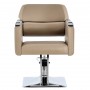 Fotel fryzjerski Bella hydrauliczny obrotowy do salonu fryzjerskiego podnóżek chromowany krzesło fryzjerskie - 5