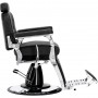 Fotel fryzjerski barberski hydrauliczny do salonu fryzjerskiego barber shop Perseus Barberking w 24H - 4