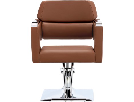 Fotel fryzjerski Gaja hydrauliczny obrotowy do salonu fryzjerskiego podnóżek chromowany krzesło fryzjerskie - 5