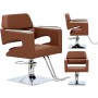 Fotel fryzjerski Gaja hydrauliczny obrotowy do salonu fryzjerskiego podnóżek chromowany krzesło fryzjerskie