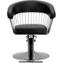 Fotel fryzjerski Zoe hydrauliczny obrotowy do salonu fryzjerskiego podnóżek chromowany krzesło fryzjerskie - 5