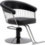 Fotel fryzjerski Zoe hydrauliczny obrotowy do salonu fryzjerskiego podnóżek chromowany krzesło fryzjerskie - 2