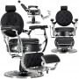 Fotel fryzjerski barberski hydrauliczny do salonu fryzjerskiego barber shop Black Pearl Barberking