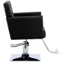 Fotel fryzjerski Maya hydrauliczny obrotowy do salonu fryzjerskiego podnóżek chromowany krzesło fryzjerskie - 3