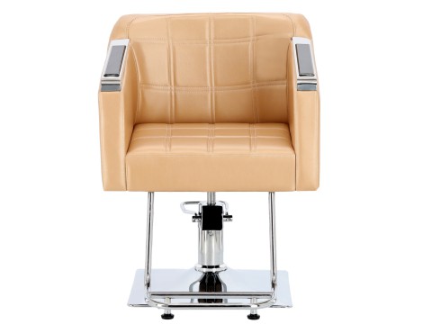 Fotel fryzjerski Pikos hydrauliczny obrotowy do salonu fryzjerskiego podnóżek chromowany krzesło fryzjerskie - 5