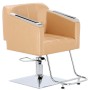 Fotel fryzjerski Pikos hydrauliczny obrotowy do salonu fryzjerskiego podnóżek chromowany krzesło fryzjerskie - 2
