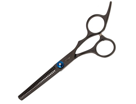 GEPARD zestaw fryzjerski degażówki i nożyczki praworęczne 6,0 + futerał grzebienie, fryzjerskie do strzyżenia włosów do salonu linia Superior - 2