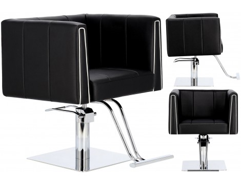 Fotel fryzjerski Dante hydrauliczny obrotowy do salonu fryzjerskiego podnóżek chromowany krzesło fryzjerskie