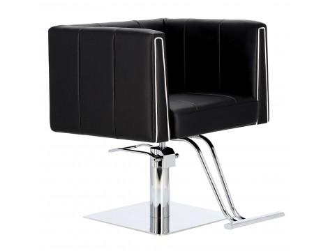 Fotel fryzjerski Dante hydrauliczny obrotowy do salonu fryzjerskiego podnóżek chromowany krzesło fryzjerskie - 2