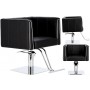 Fotel fryzjerski Dante hydrauliczny obrotowy do salonu fryzjerskiego podnóżek chromowany krzesło fryzjerskie